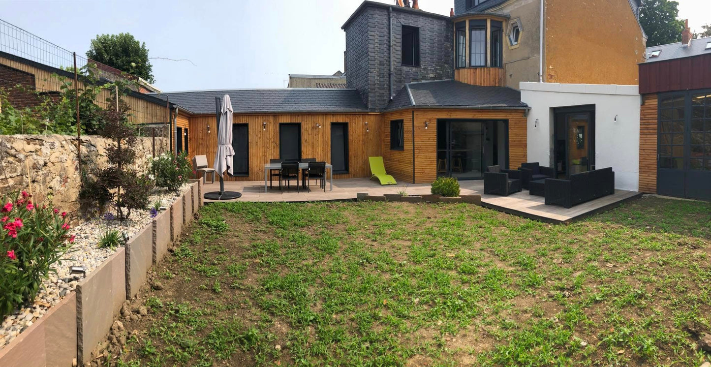 Terrasse en grès cérame 30x120x2cm