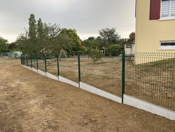 Clôture rigide verte BETAFENCE