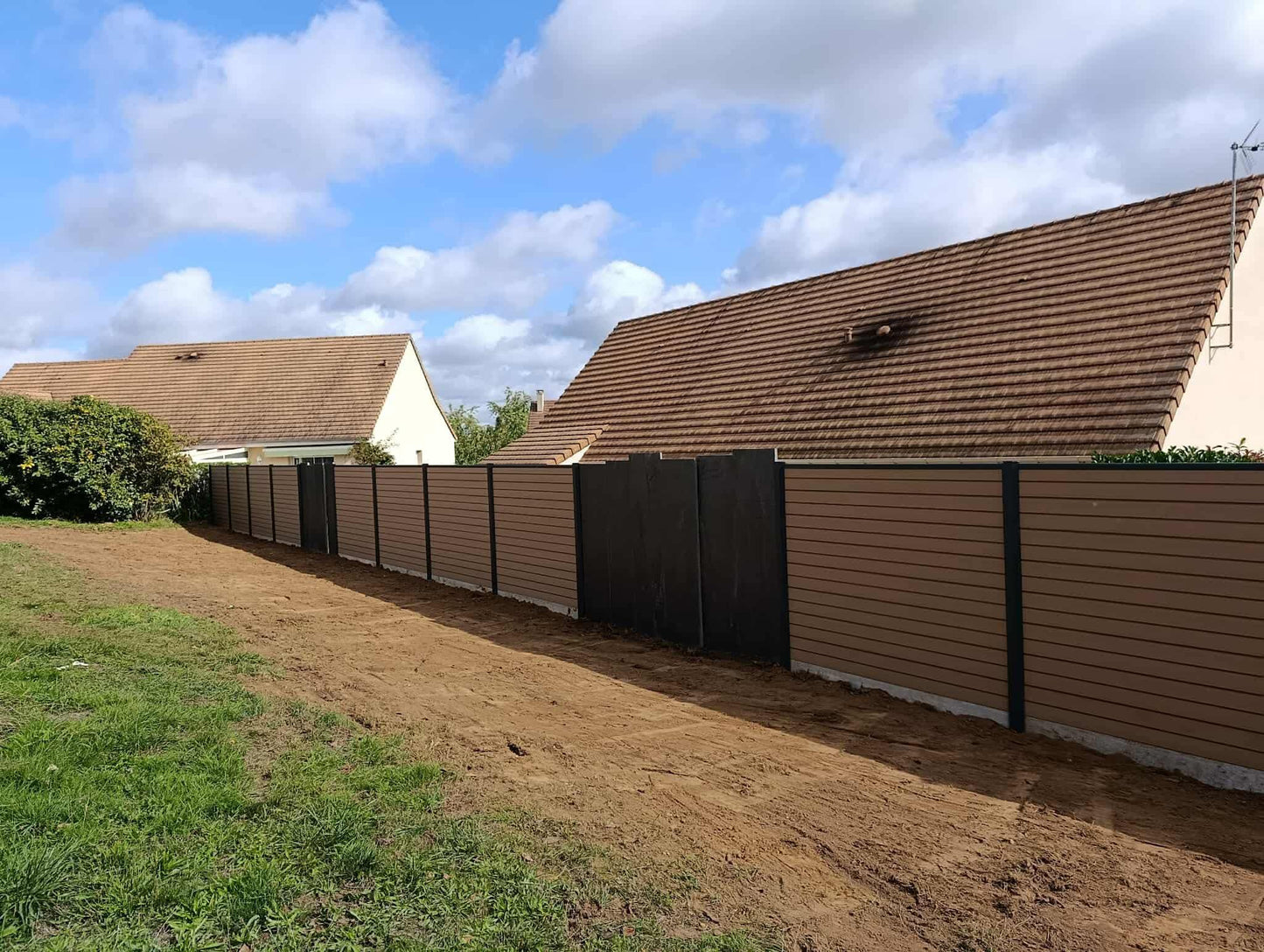 Clôture en composite OCEWOOD