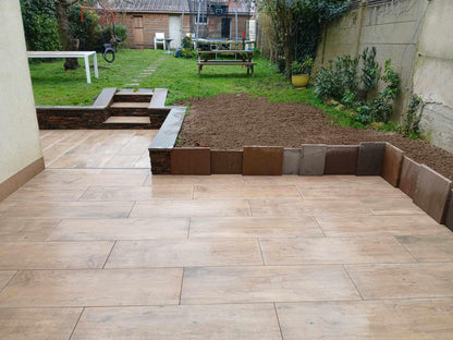 Terrasse en grès cérame 40x120x2cm