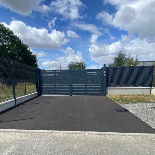 Clôture rigide | Portail battant | Enrobé