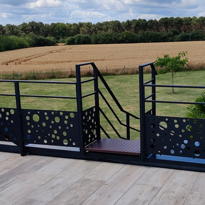 Terrasse grès cérame LEGNO LUCE